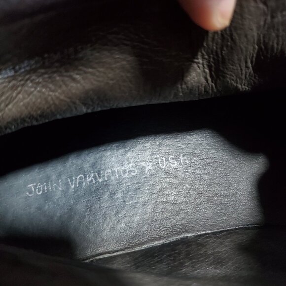 JOHN VARVATOS Star USA Hipster Chukka Boots Leather Lace Up Brown Men's 10.5 - Picture 11 of 15